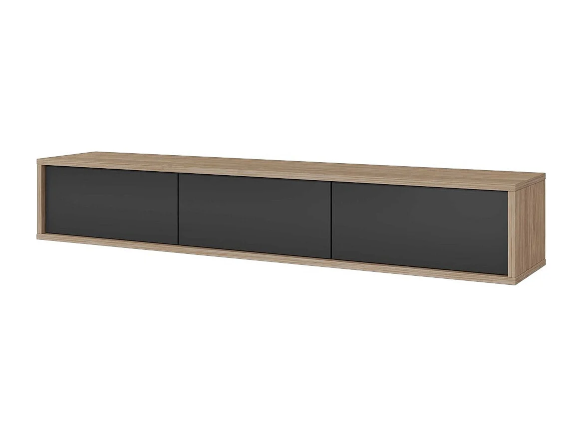 Mueble para TV 180 cm colección MAANUM color roble claro y gris