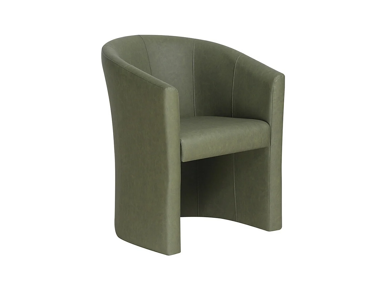 Fauteuil de salon KYOTO – Confortable – Vert – Style vintage
