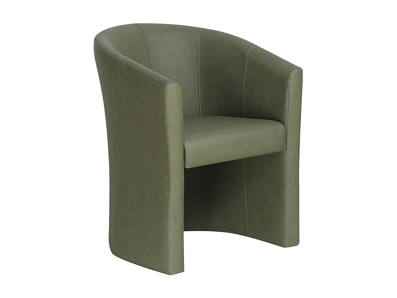 Fauteuil de salon KYOTO – Confortable – Vert – Style vintage