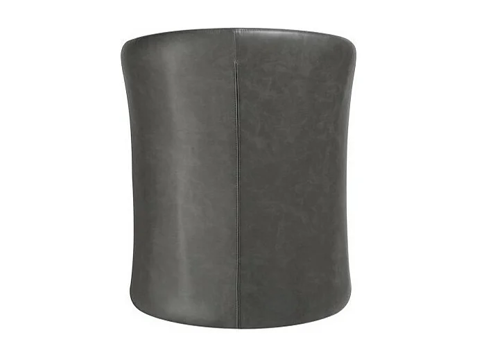 Fauteuil de salon KYOTO – Confortable – Gris foncé – Style vintage