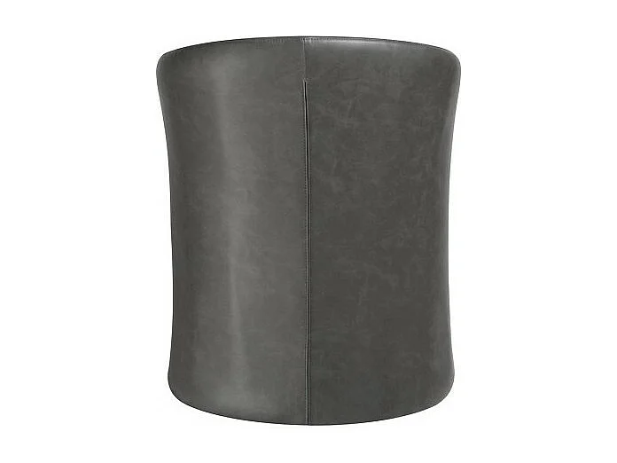 Fauteuil de salon KYOTO – Confortable – Gris foncé – Style vintage