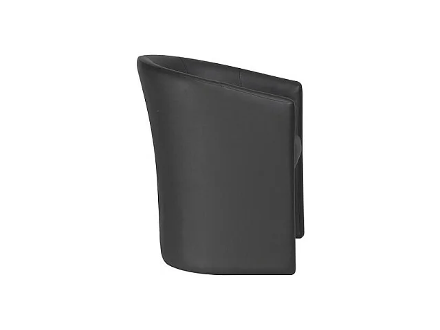 Fauteuil de salon KYOTO – Confortable – Noir – Style vintage