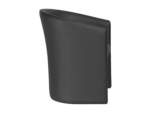 Salonstoel KYOTO - Comfortabel - Zwart - Vintage stijl