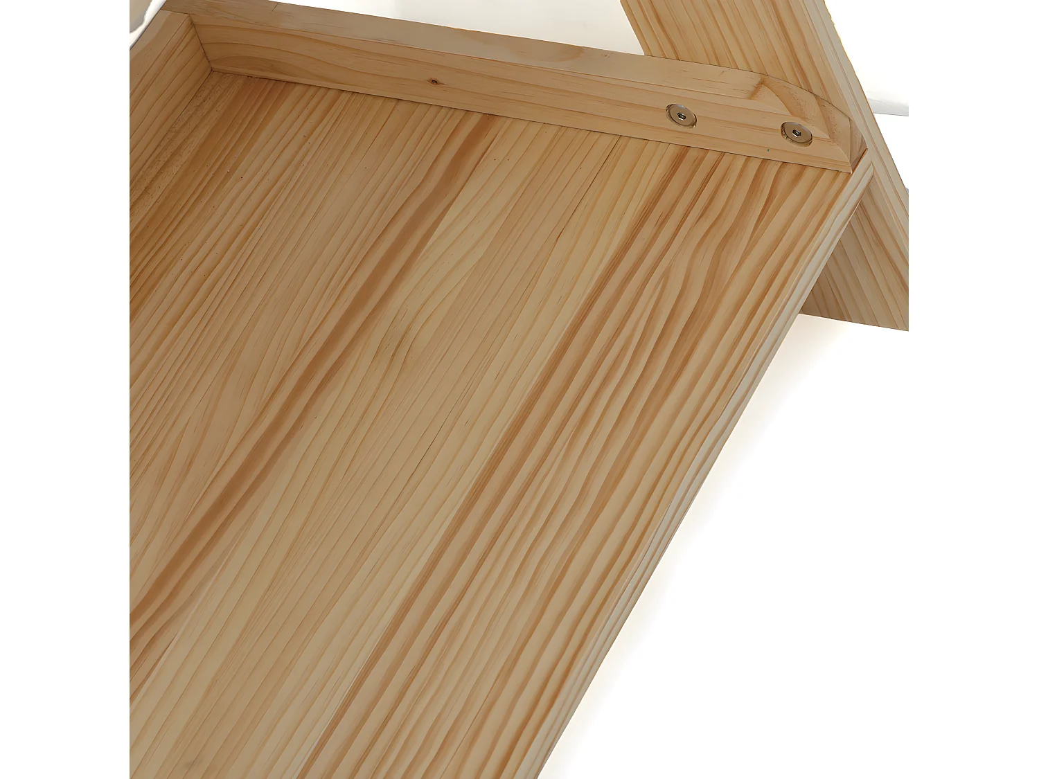 Prateleiras decorativas em escada com tabuleiros. 60x40x180cm. Madeira maciça de pinho com acabamento natural. Móveis de caixa.