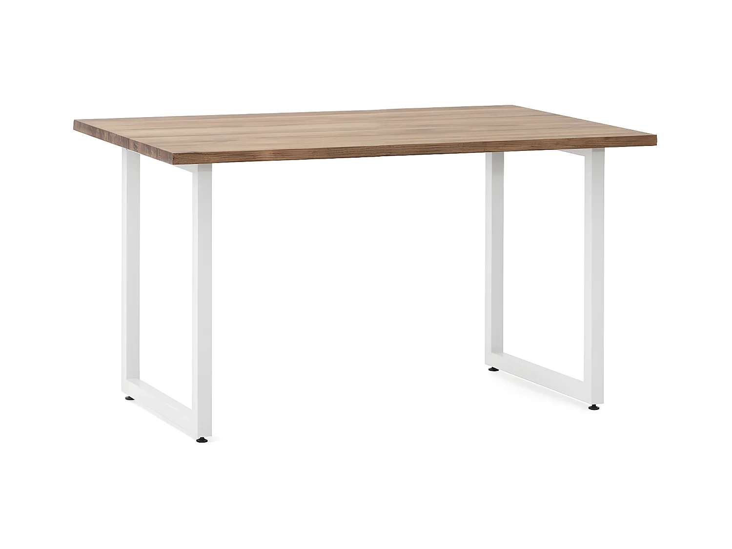 Table Salle a Manger iCub Strong ECO 80x120x73 cm Blanc Effect-Vintage