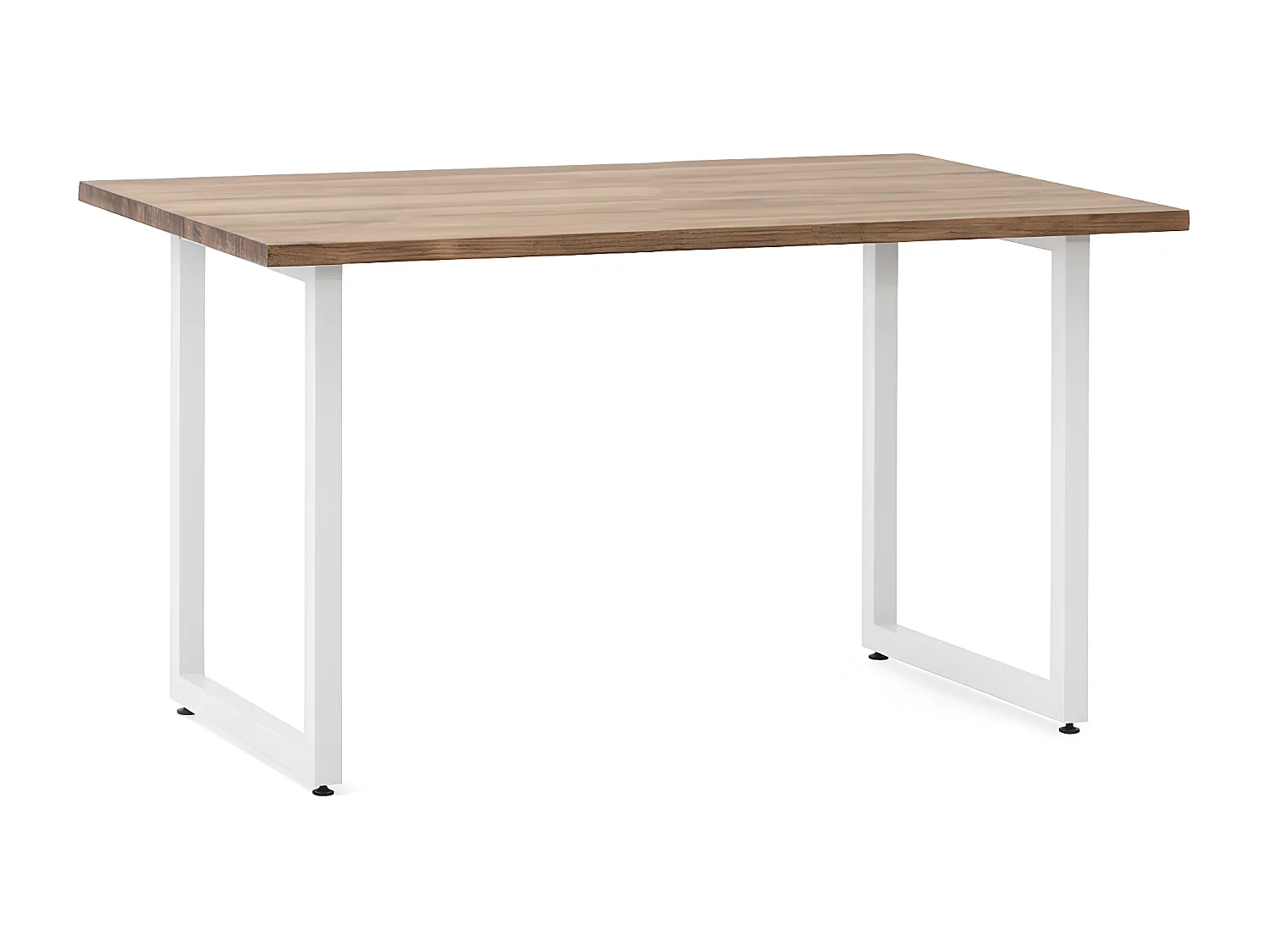 Table Salle a Manger iCub Strong ECO 80x120x73 cm Blanc Effect-Vintage