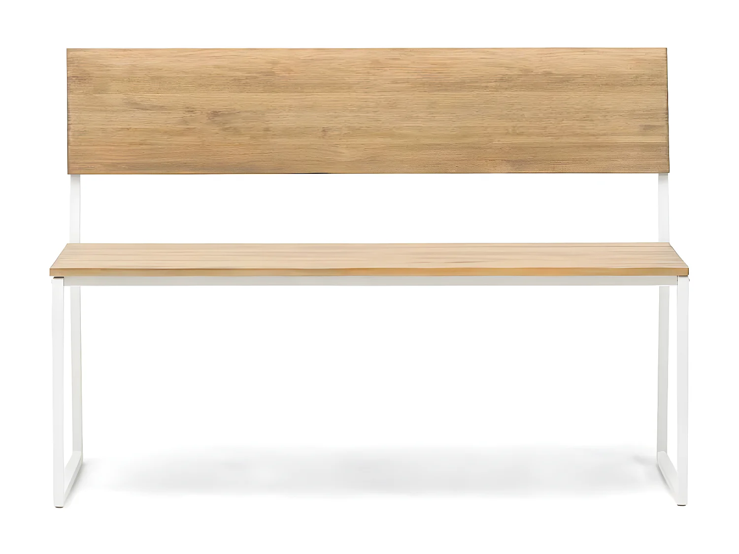 Banco Oxford antivuelco 84x86x44cm color Blanco acabado envejecido estilo nórdico industrial Box Furniture