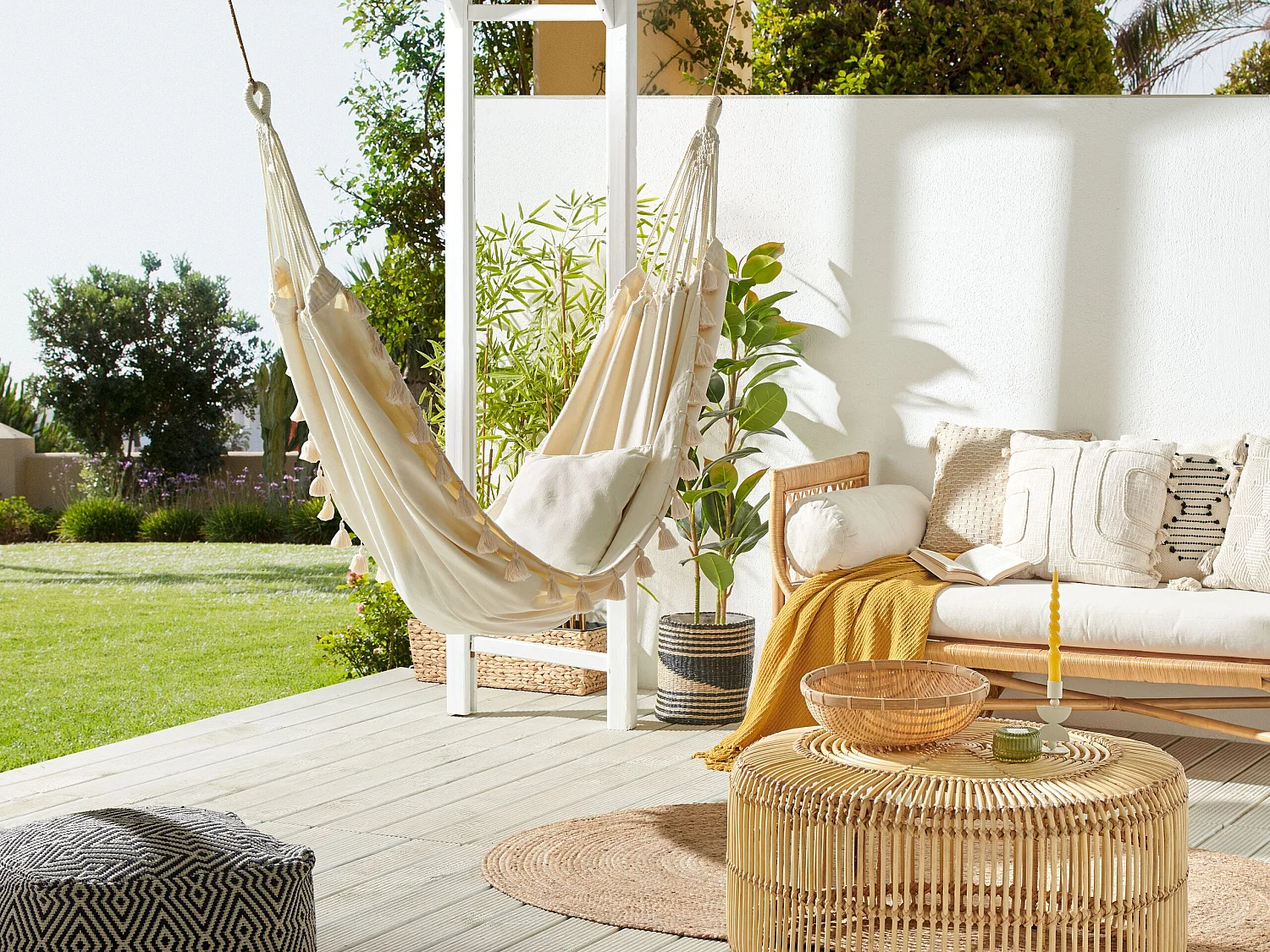 Hamac VERCELLI Coton Beige