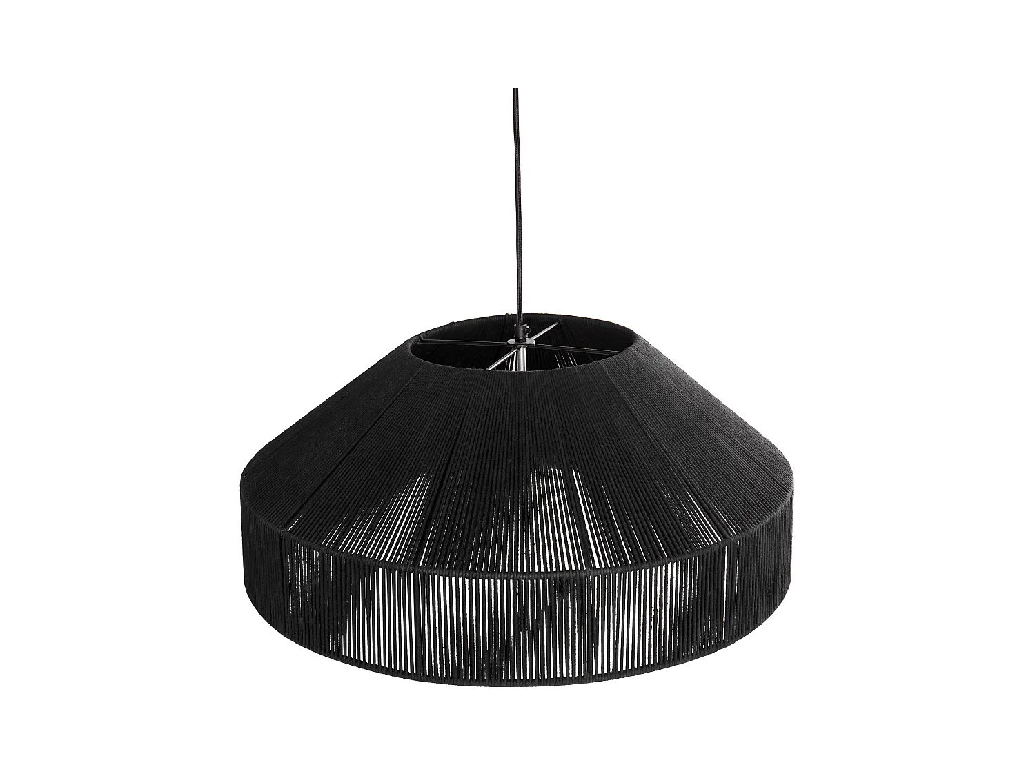 Lampadario IGUAMO Cotone Nero
