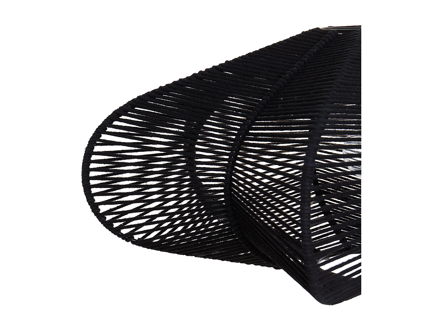 Lampe suspension YABACO Coton Noir