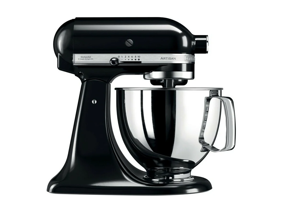 KitchenAid Artisan 5KSM125EOB - Robot multi-fonctions - 300 Watt - noir onyx