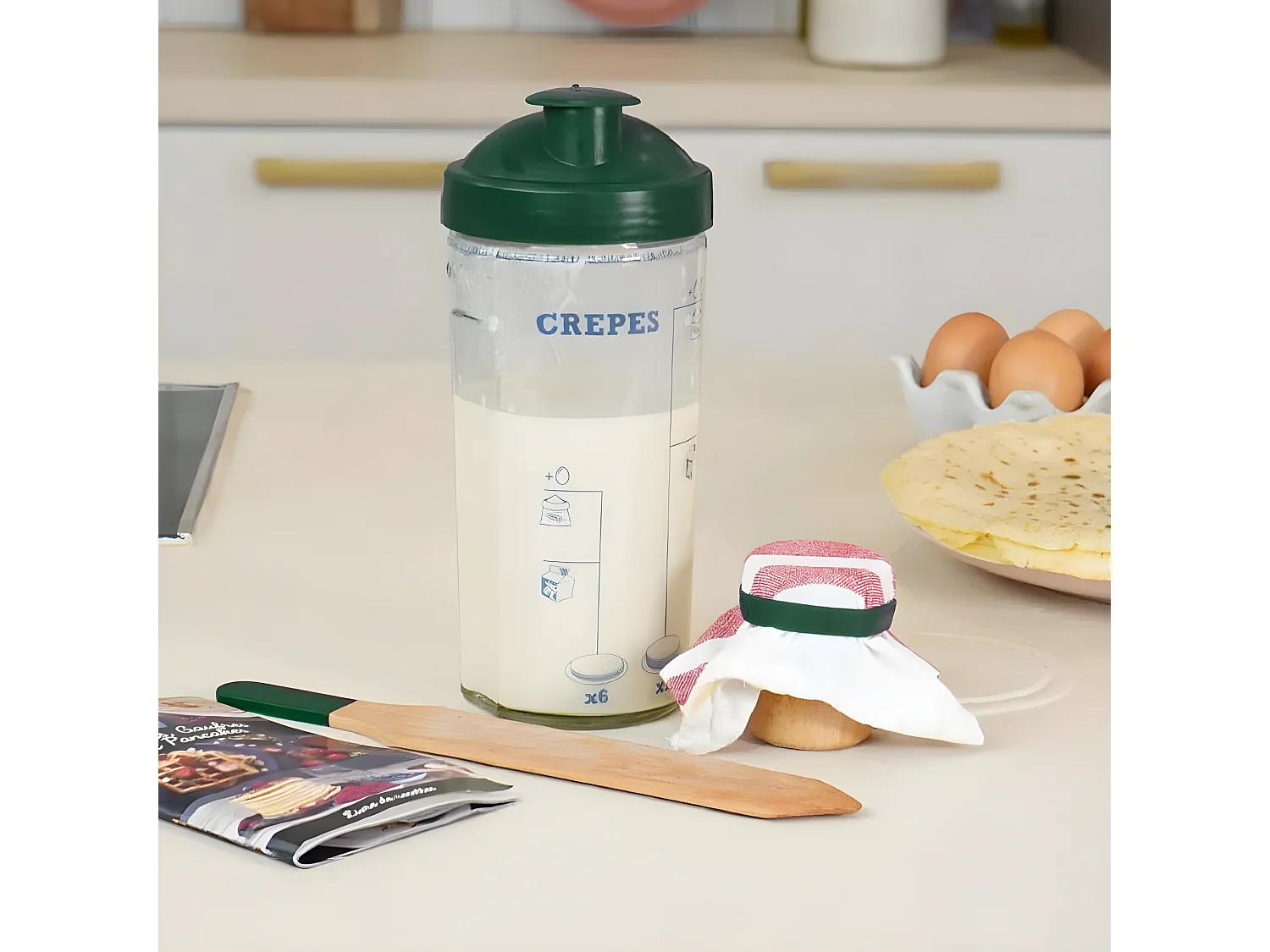Coffret shaker à crêpes, pancakes et gaufres