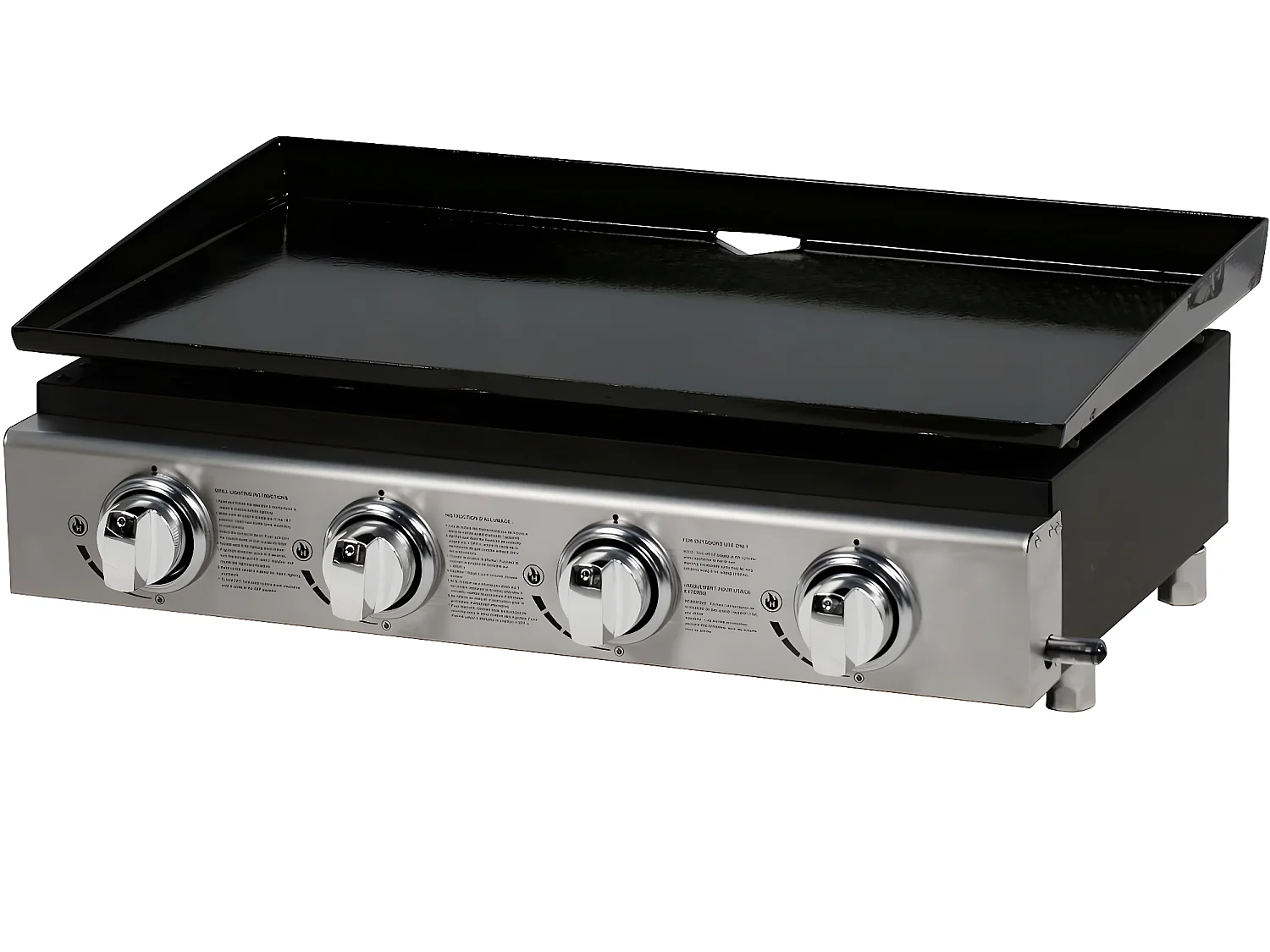 Plancha "Presto 4" - 4 Brûleurs - 9.7kW - Gris