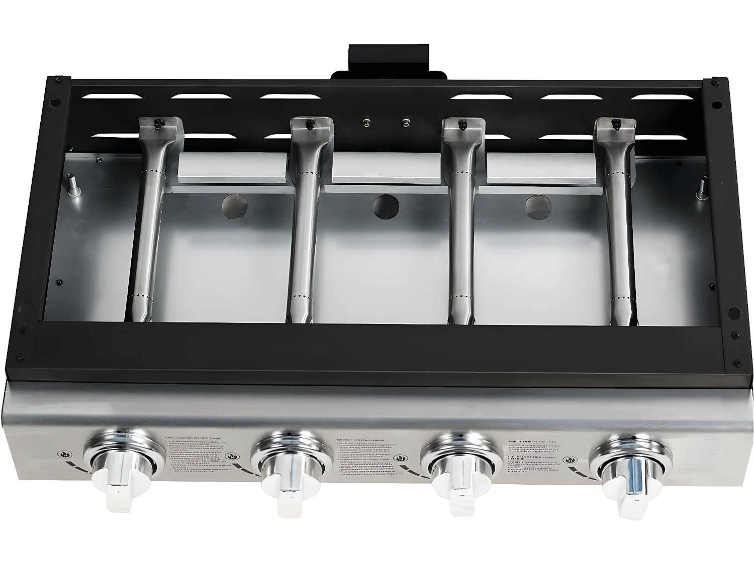 Plancha "Presto 4" - 4 quemadores -  9.7kW - Gris