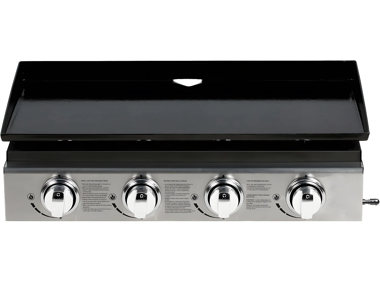 Plancha "Presto 4" - 4 fornelli - 9.7kW - Grigio