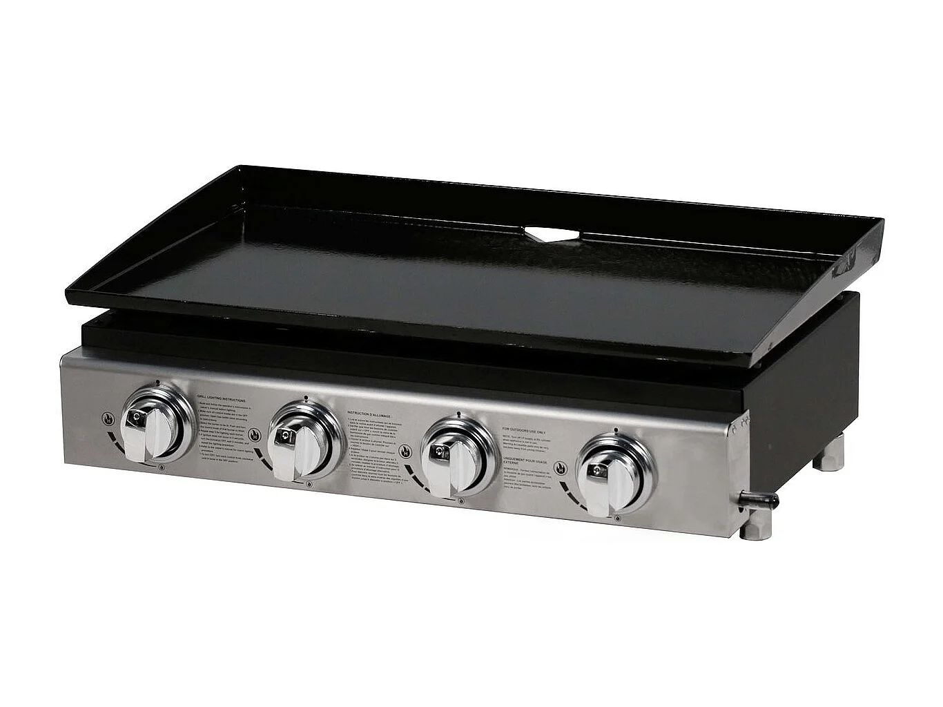 Plancha "Presto 4" - 4 Brûleurs - 9.7kW - Gris