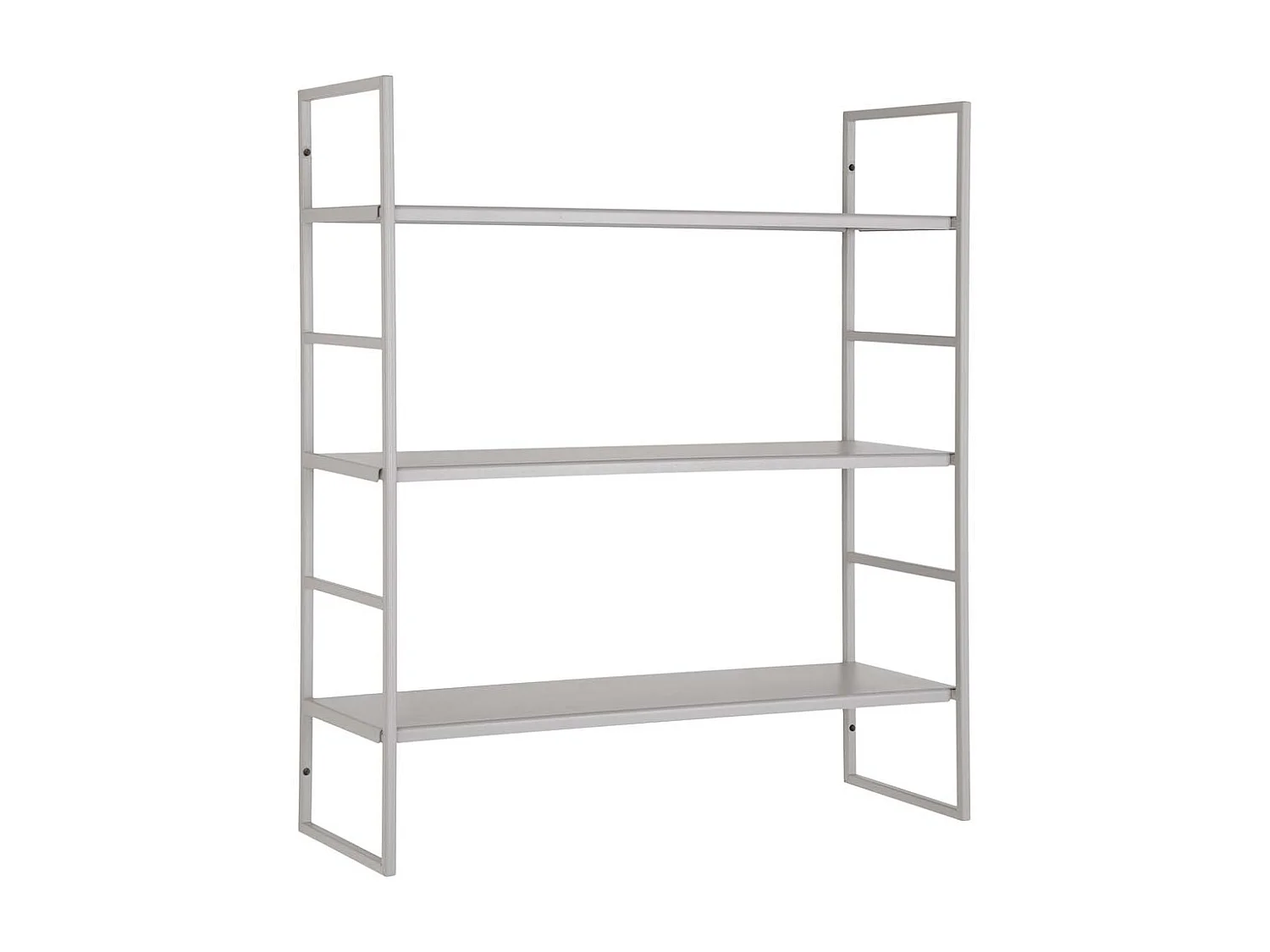 Beja wandplank 3 planken grijs.
