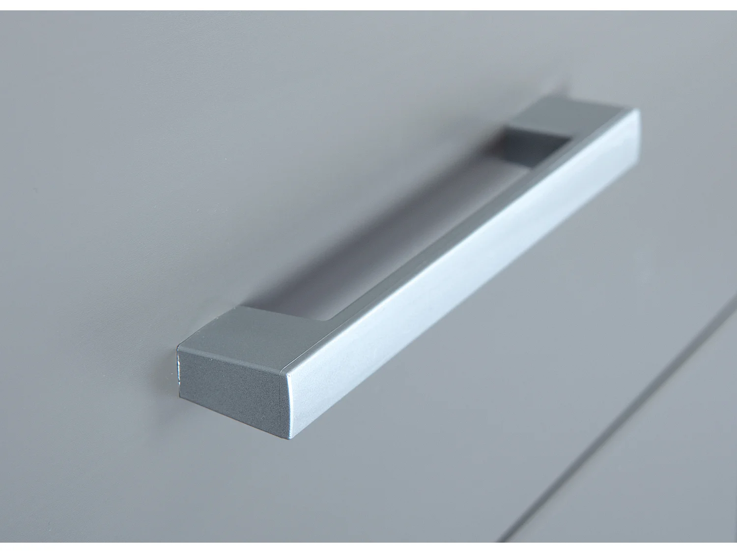 Armoire 3 Portes & 3 Tiroirs "Grada" 190cm Gris