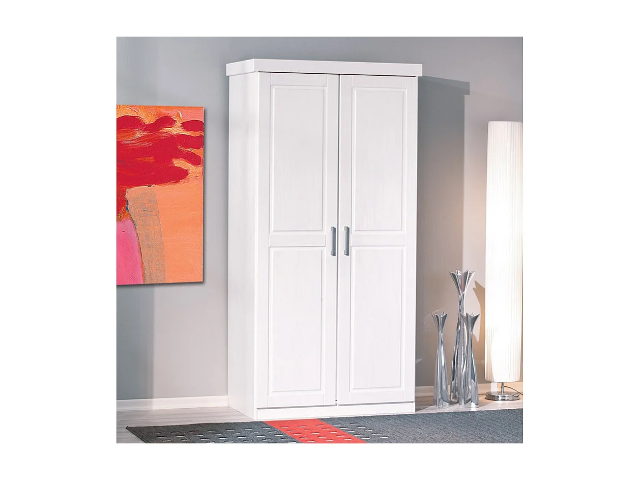 Armoire Penderie 2 Portes "Angel" 190cm Blanc