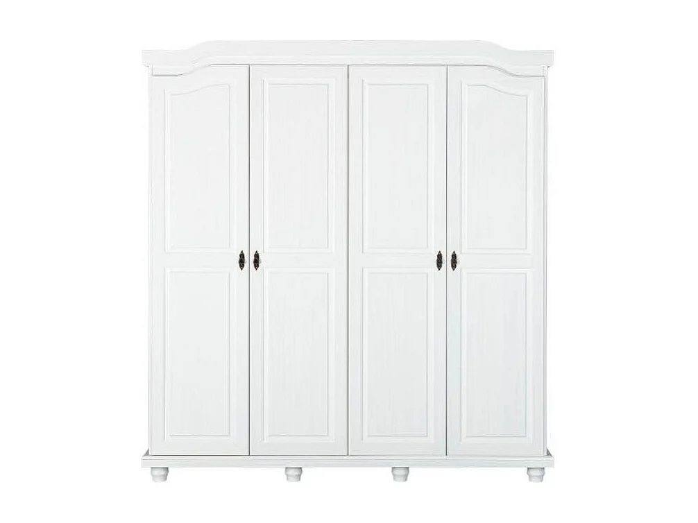 Insy Kleiderschrank mit 4 Türen Weiss.