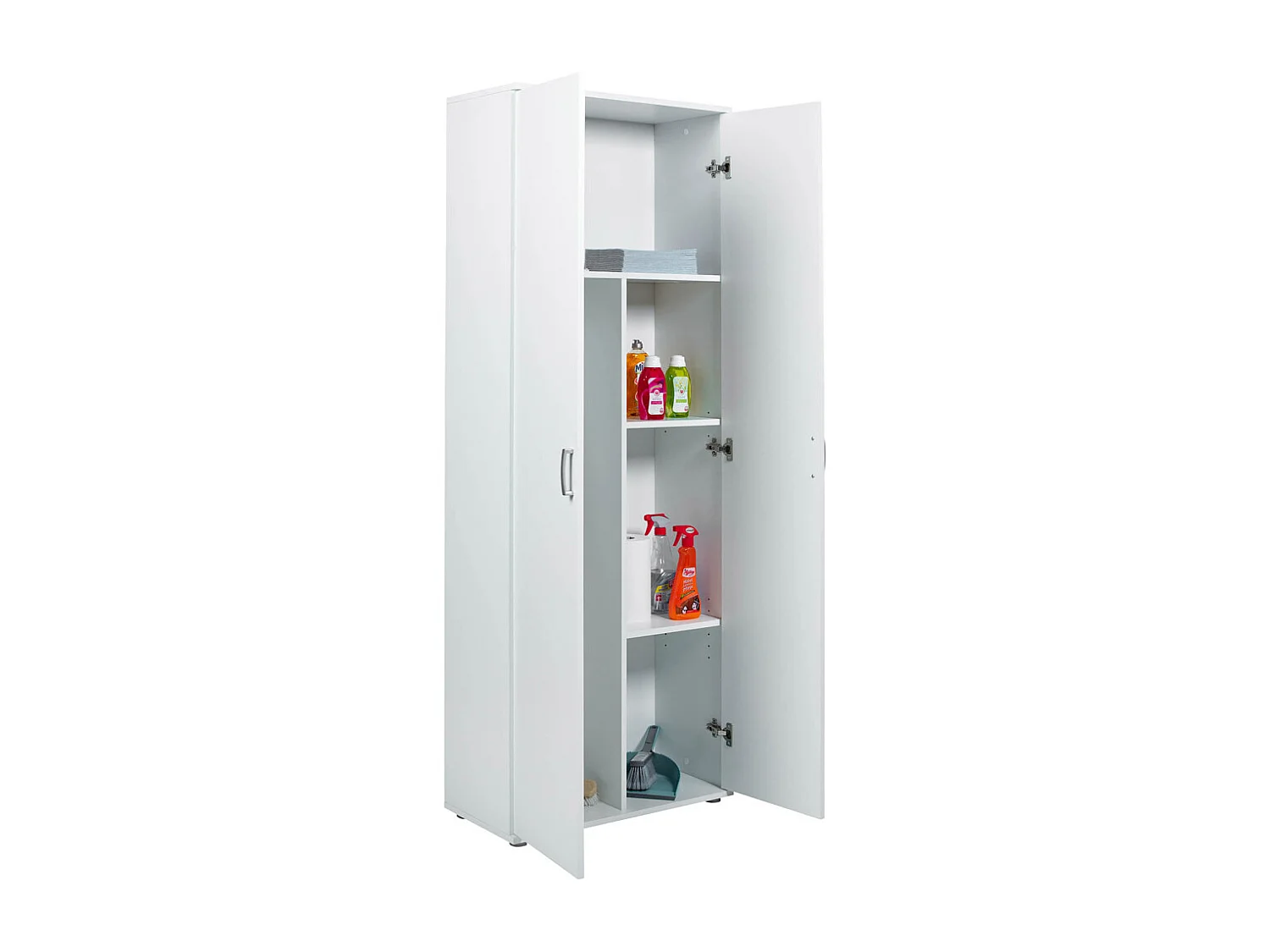 Armoire de Rangement "2 Portes" 189cm Blanc