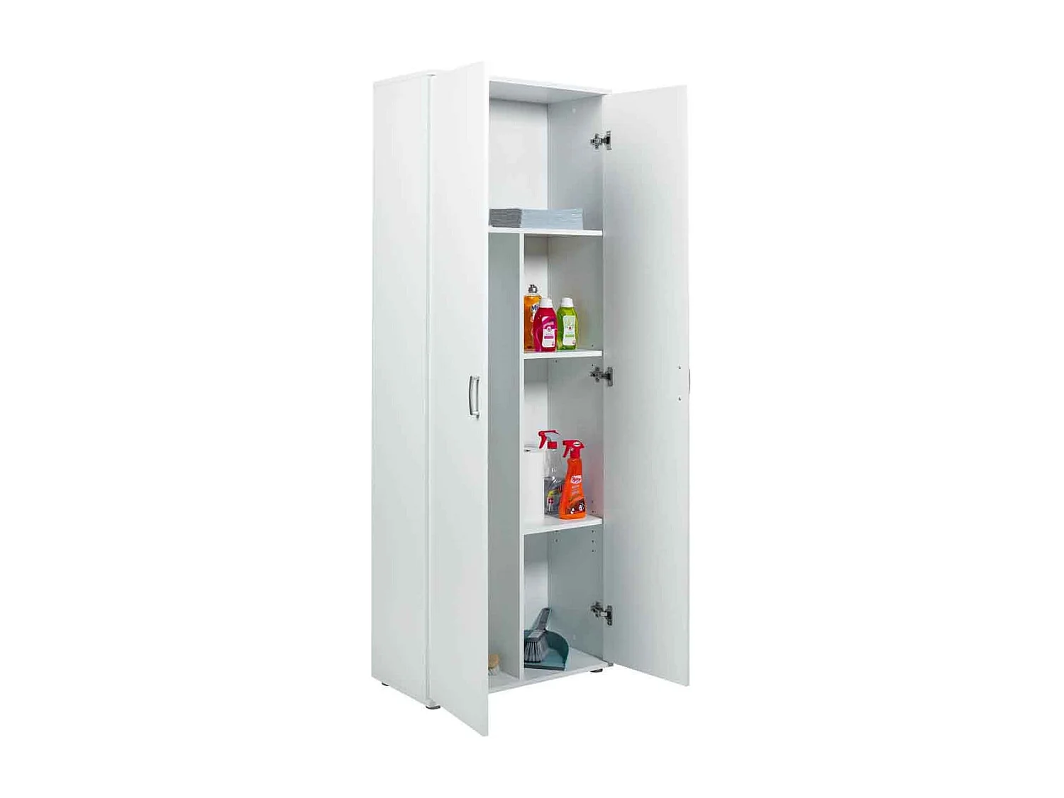 Armoire de Rangement "2 Portes" 189cm Blanc