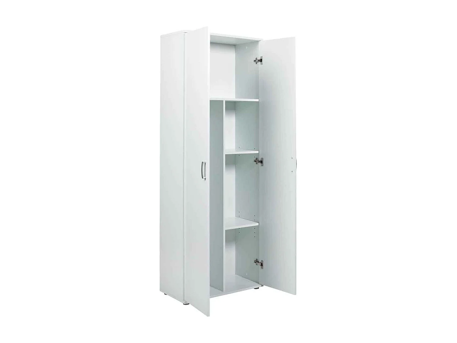 Armoire de Rangement "2 Portes" 189cm Blanc