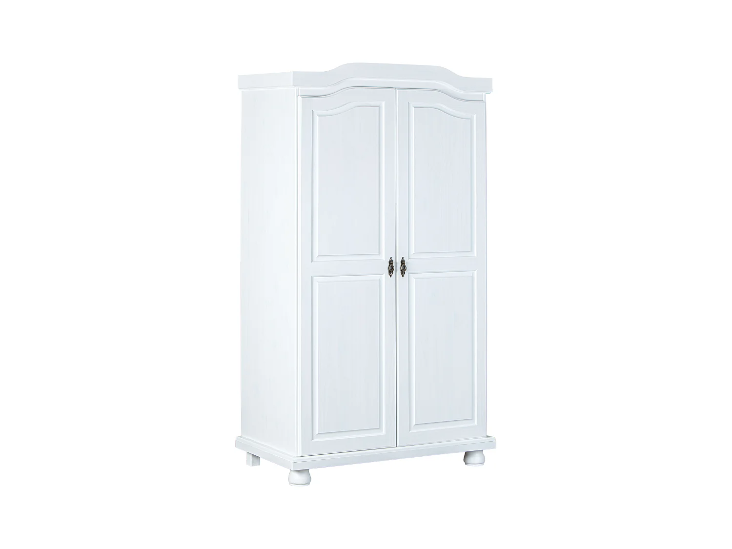 Armoire 2 Portes Bois "Cardaillac" 180cm Blanc