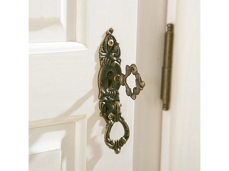 Armoire 2 Portes Bois "Cardaillac" 180cm Blanc