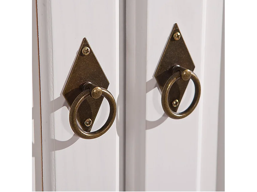 Armoire 2 Portes en Bois "Coraze" 199cm Blanc