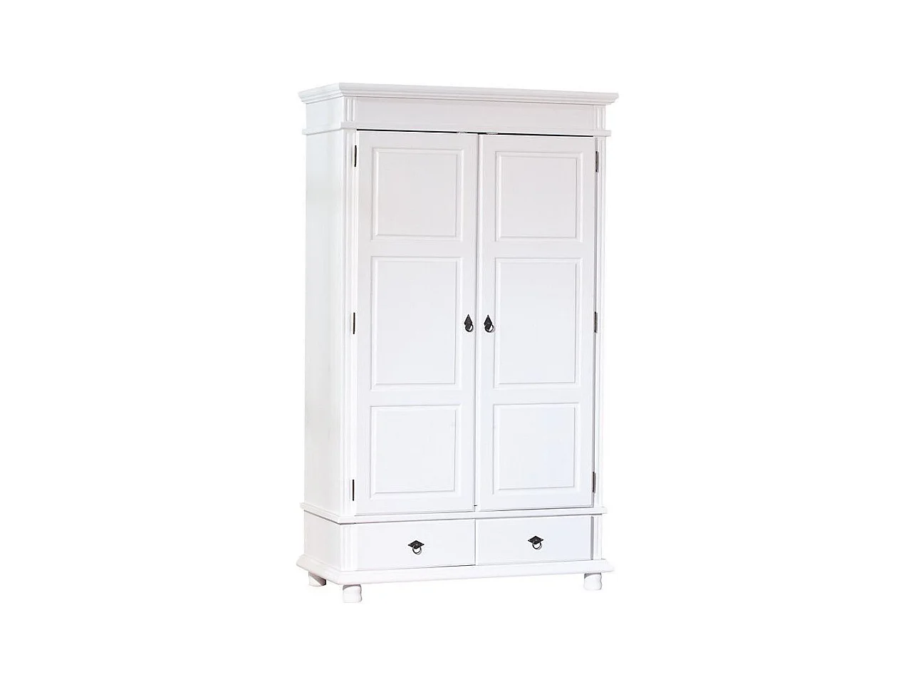 Armoire 2 Portes en Bois "Coraze" 199cm Blanc