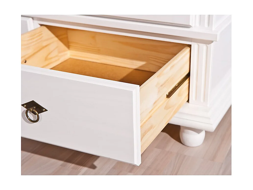 Armoire 2 Portes en Bois "Coraze" 199cm Blanc