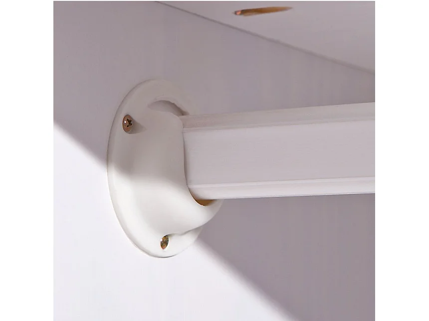 Armoire 2 Portes en Bois "Coraze" 199cm Blanc