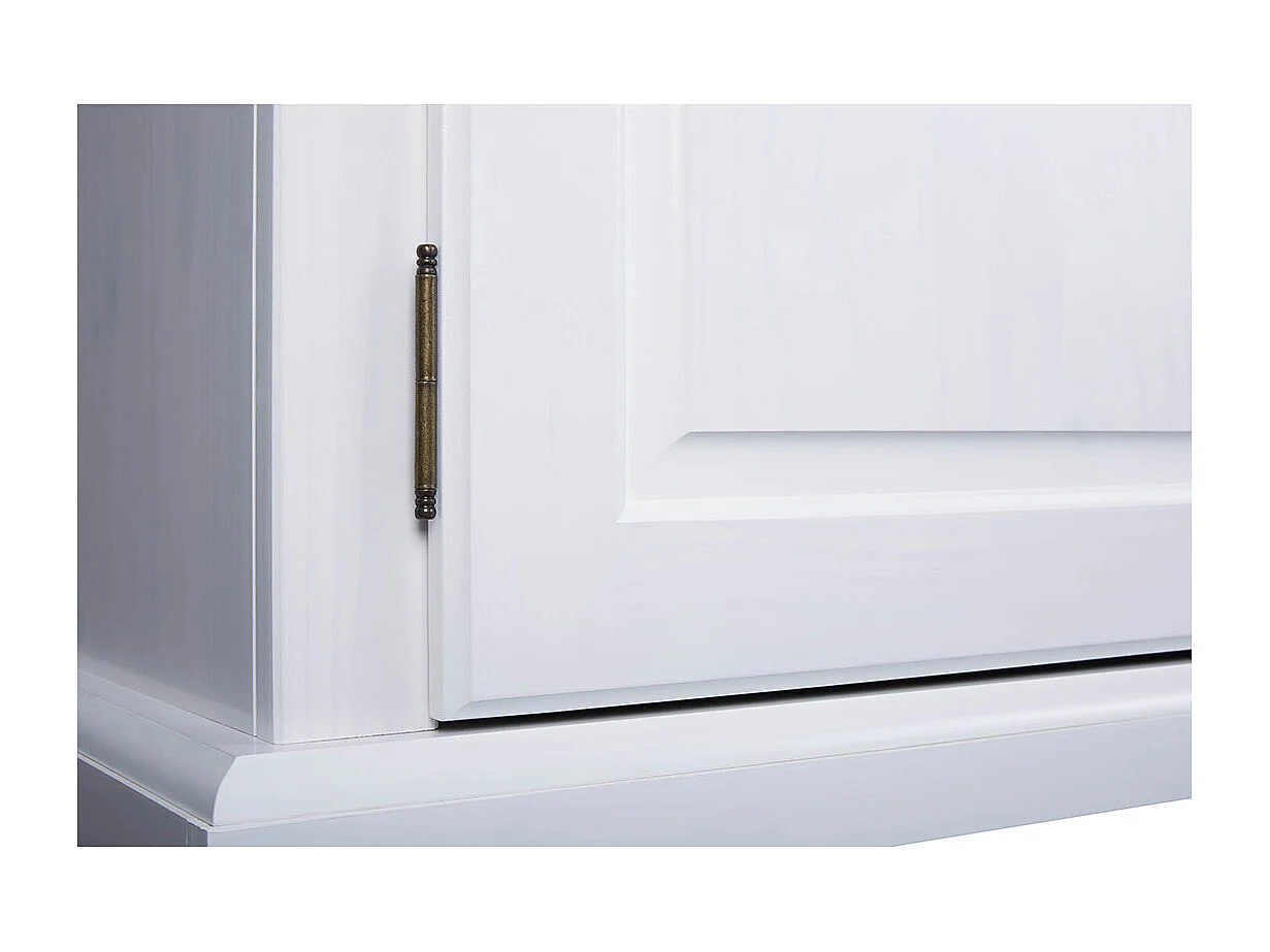 Armoire 2 Portes en Bois "Coraze" 199cm Blanc