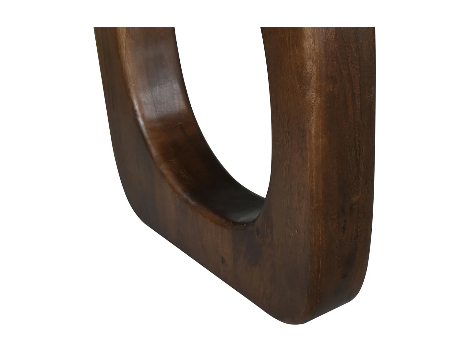 Sinjai - Table à manger 8 personnes en bois massif - Bois foncé