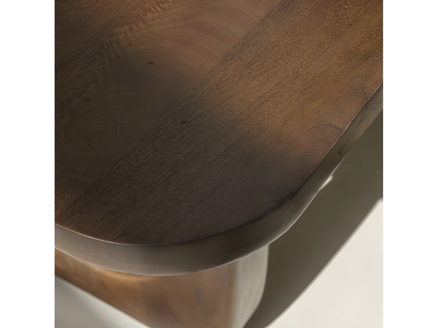 Sinjai - Table à manger 8 personnes en bois massif - Bois foncé