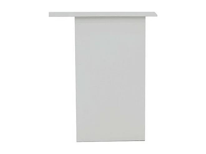 Bureau droit PRAGUE – 3 tiroirs – Coloris blanc – Design moderne et fonctionnel