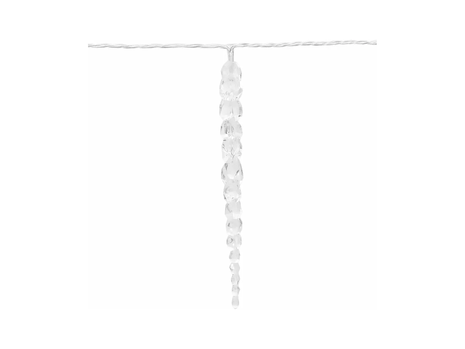 Guirlande lumineuse de Noël 200 LED Blanc froid 20 m Acrylique PVC