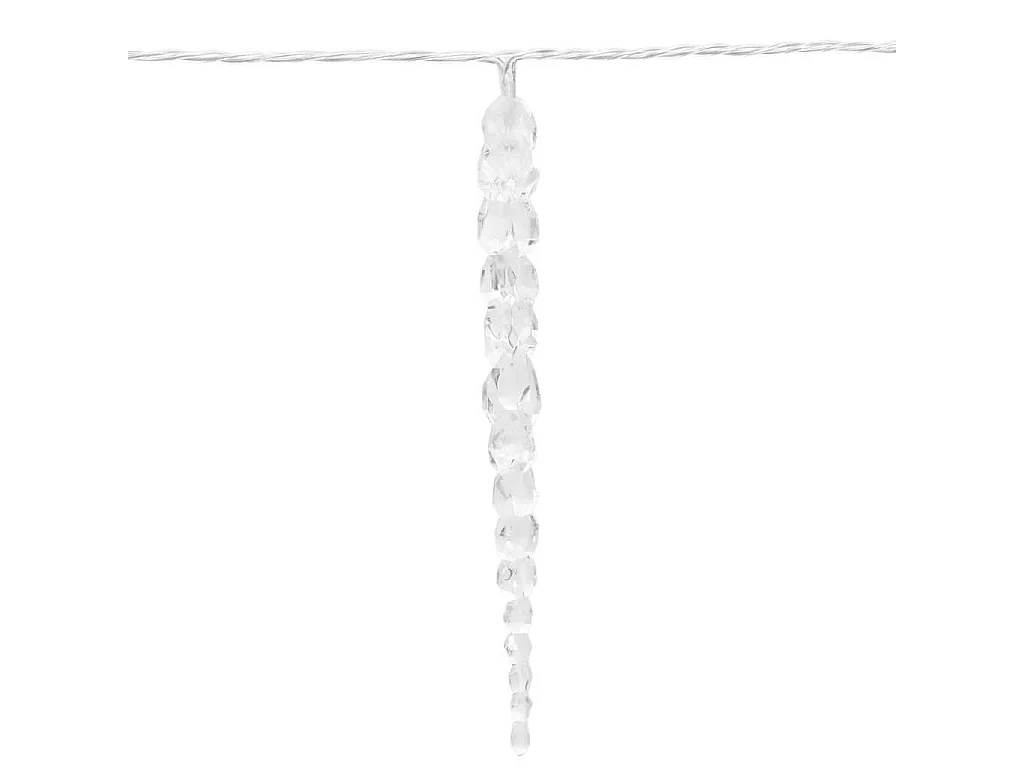 Guirlande lumineuse de Noël 200 LED Blanc froid 20 m Acrylique PVC