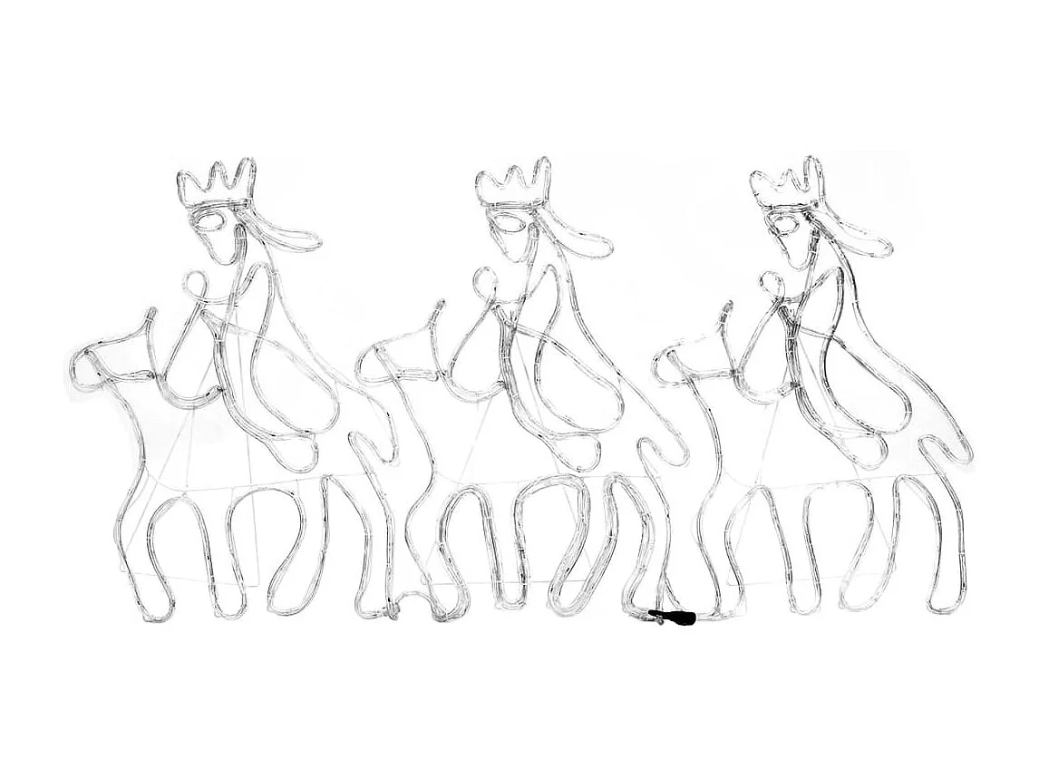 LED-Silhouette Heilige Drei Könige 504 LEDs 70x50 cm