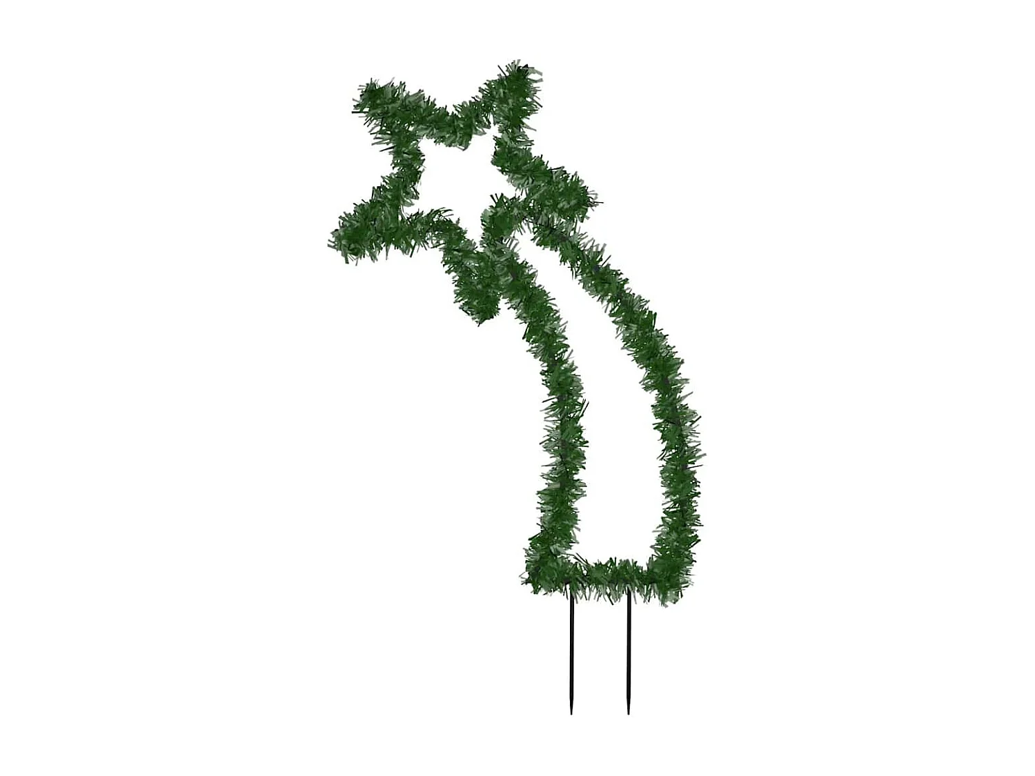 Luce Decorativa Natale con Picchetti Stella Cadente 80LED 62cm