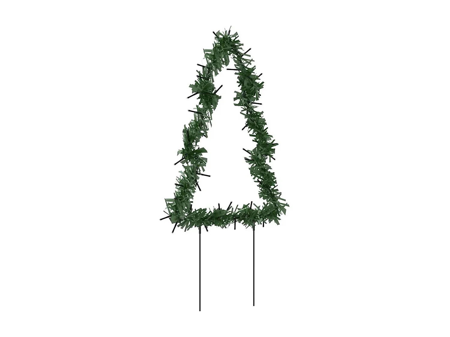 Décoration lumineuse arbre de Noël piquets 3 pcs 50 LED 30 cm