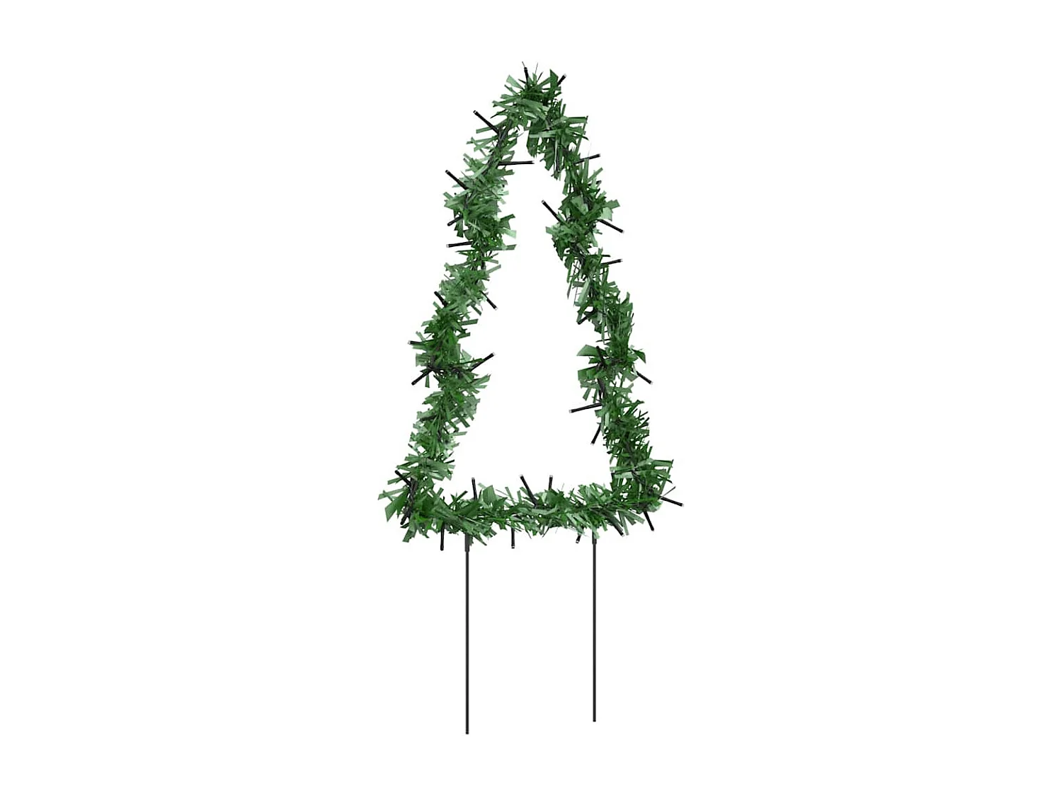 Décoration lumineuse arbre de Noël piquets 3 pcs 50 LED 30 cm