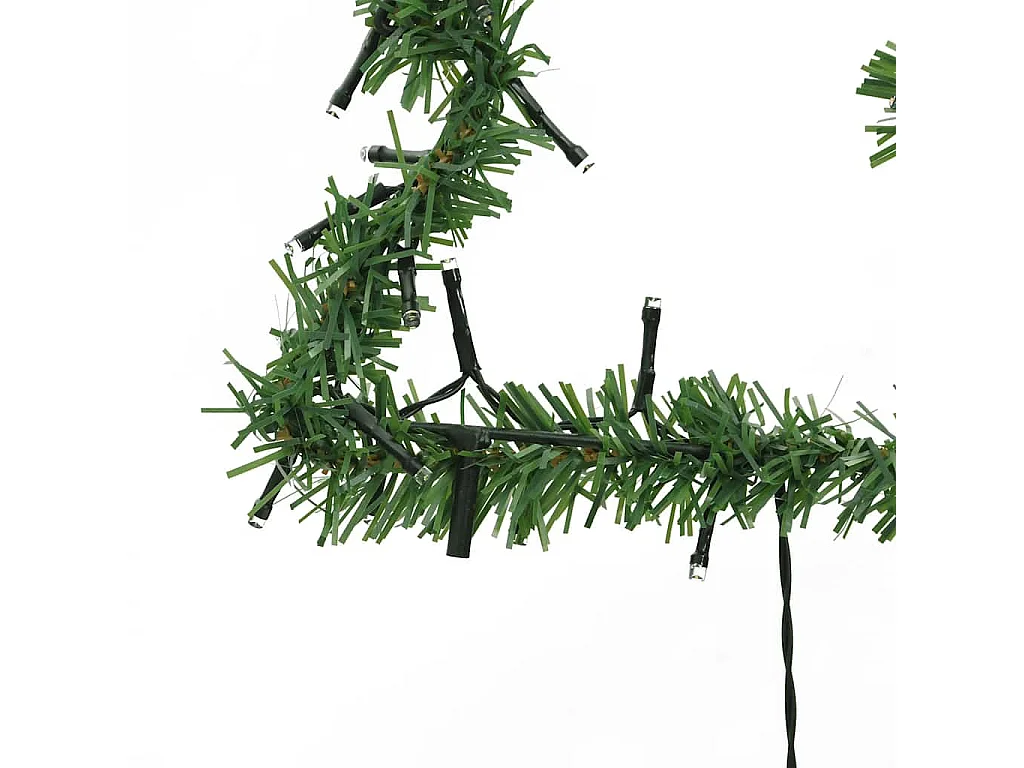Árbol de Navidad lde uces con estacas 3 uds 50 LED 30 cm
