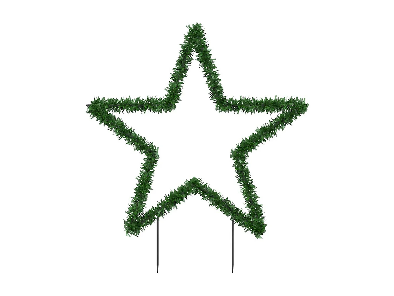 Décoration lumineuse étoile de Noël avec piquets 115 LED 85 cm