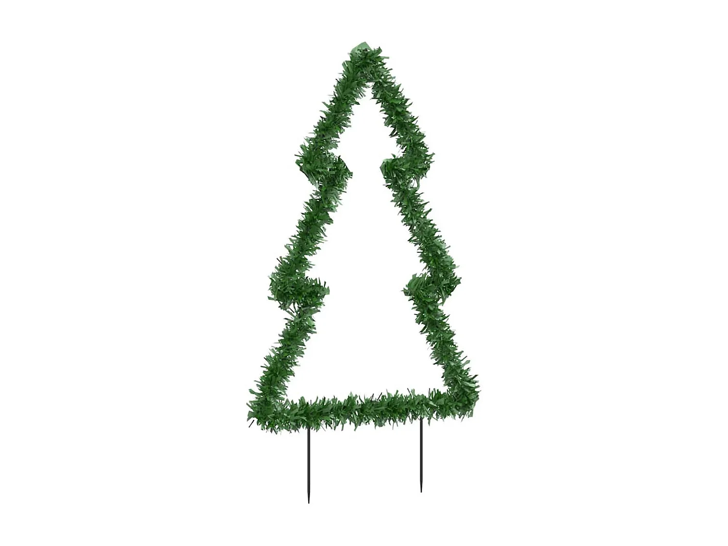 Décoration lumineuse arbre de Noël avec piquets 80 LED 60 cm