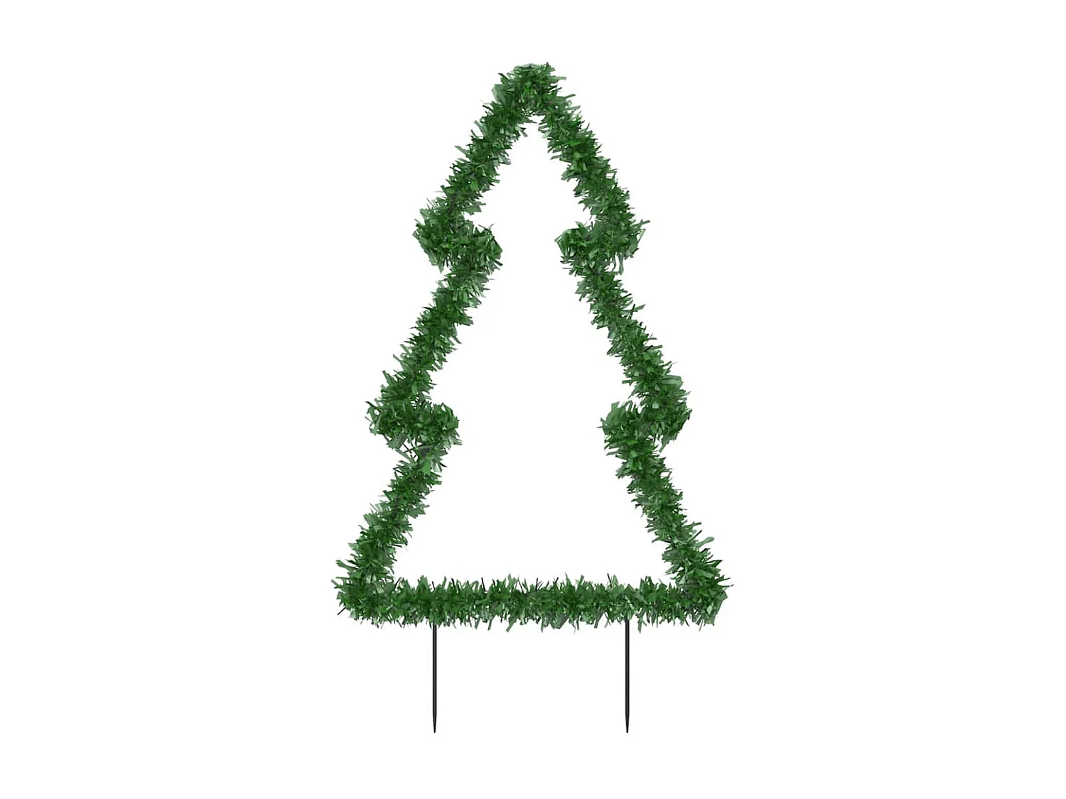 Décoration lumineuse arbre de Noël avec piquets 80 LED 60 cm