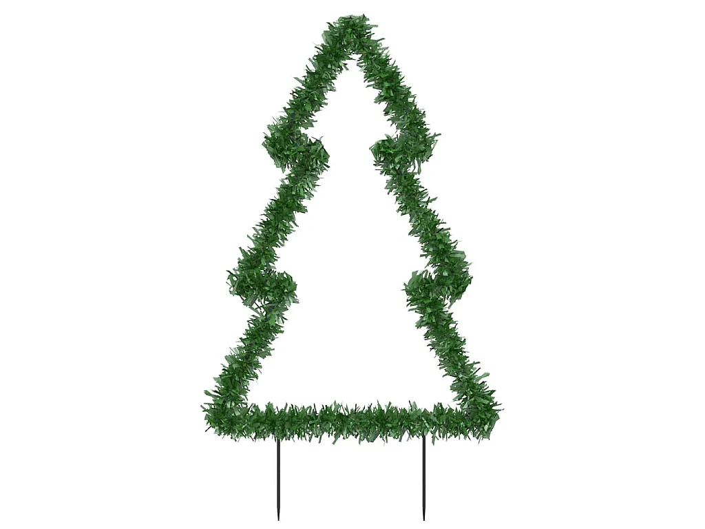 Décoration lumineuse arbre de Noël avec piquets 80 LED 60 cm