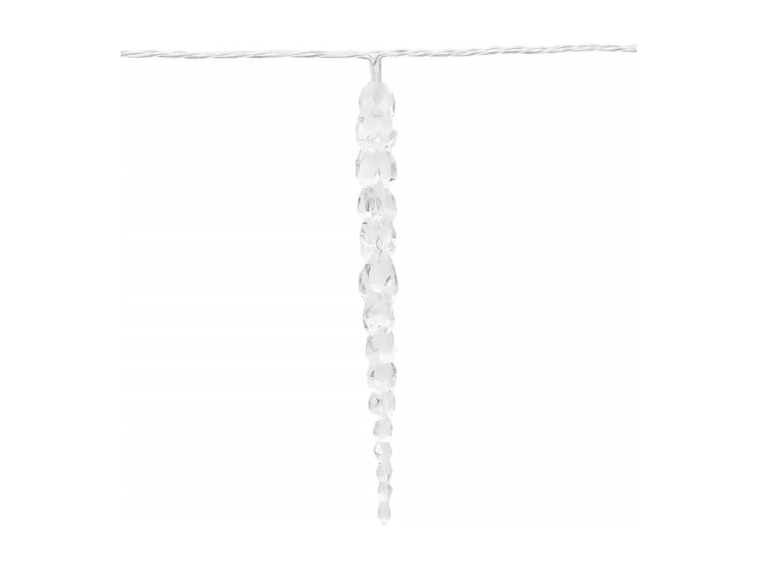 Guirlande lumineuse de Noël 100 LED Blanc chaud 10 m Acrylique PVC