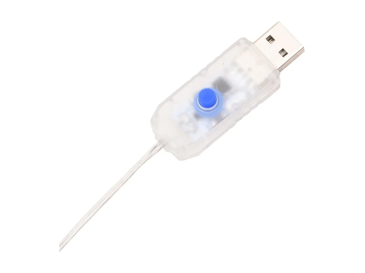 Kerst IJspegellamp 100 LED's Warm Wit 10 m Acryl PVC